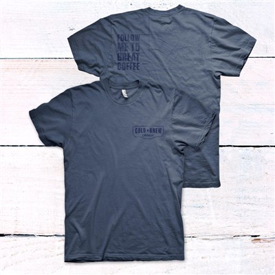 Cold Brew Avenue T-Shirt (Blue)