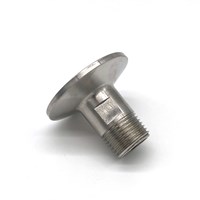 1.5" Tri-Clamp to 1/2" NPT Thread - Bored for Pickup Tube (Alternate View 2)