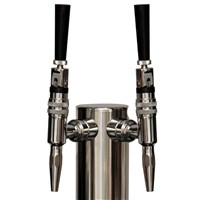 Nitro Coffee Kegerator - 2 Stout Faucets (Silver) (Alternate View 2)