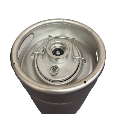 Starter Keg - 1/6 bbl Sanke Keg - D-Valve and Spear w/ Removeable Lid (Thielmann) (Alternate View 2)