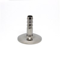 1 / 1.5" Triclamp to 1/2" Hose Barb Sanitary Fittings / 