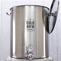 Deluxe Stainless Cold Brew Coffee Maker w/ Filter (5.5 Gallon)