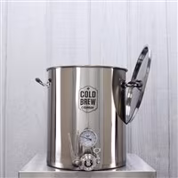Deluxe Commercial Cold Brew Coffee Maker with Filter (15 Gallon)