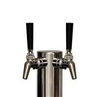 Cold Brew Coffee Kegerator - 2 Faucets (Silver) (Alternate View 2)